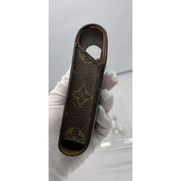 Authentic Louis Vuitton Brown Monogram Cigarette Tobacco Case Versatile case - Picture 13 of 15